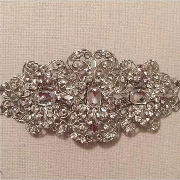 Thomas Knoell Silver and Ivory Sash Thomas Knoell Silver and Ivory Sash main image 2